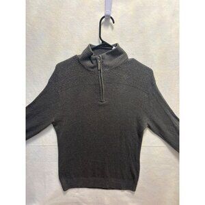Geoffrey  Beene Half-Zip Mock Turtleneck Sweater Womens M